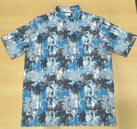 Men's Hibiscus Palm Golf Polo