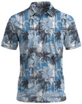 Men's Hibiscus Palm Golf Polo