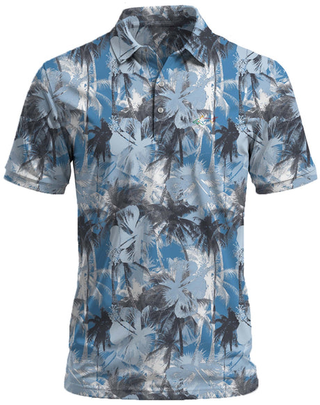 Men's Hibiscus Palm Golf Polo