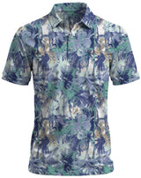 Men's Hibiscus Palm Golf Polo