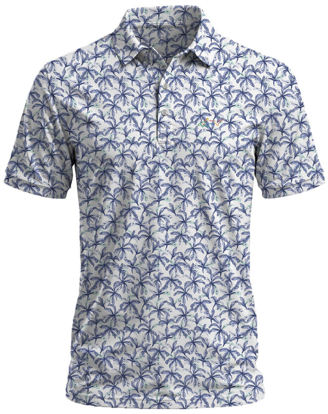 Men's “Island Ink” Performance Golf Polo
