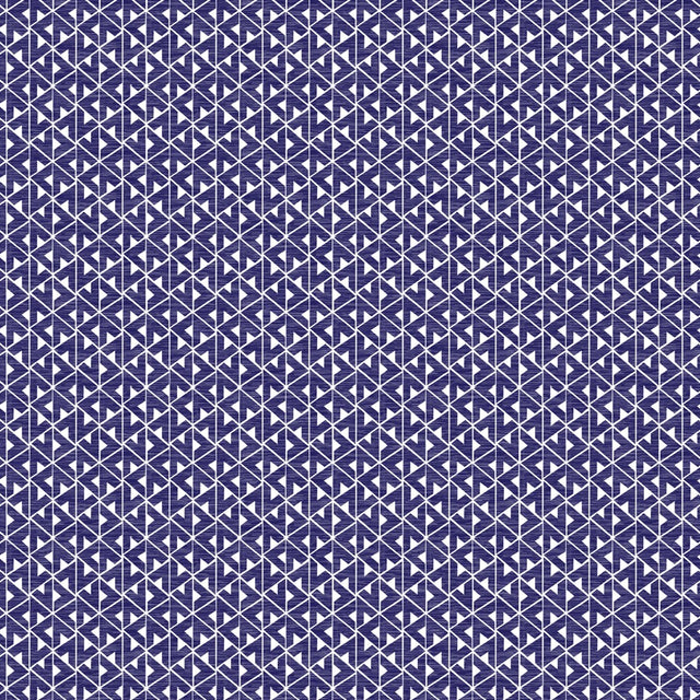 Men's “Blue Vector” Geometric Golf Polo