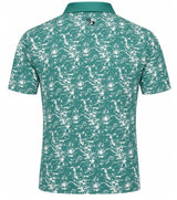 Men’s Abstract Splatter Printed Golf Polo