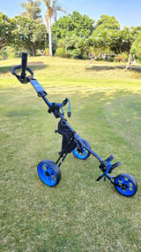 Caddytek lite Three Wheel Trolley with Umbrella and Bottle Holder