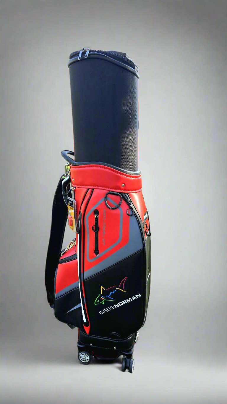 Golf Premium Waterproof Fabric Golf Bag With Wheels with Hardcase on Top