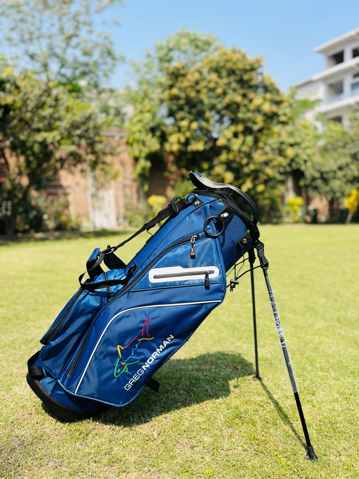 Greg Norman 14 Way Divider Water Repellent and Lightweight Golf Stand Bag