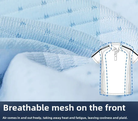 Men's Breathable Quick Dry Antibacterial Polo