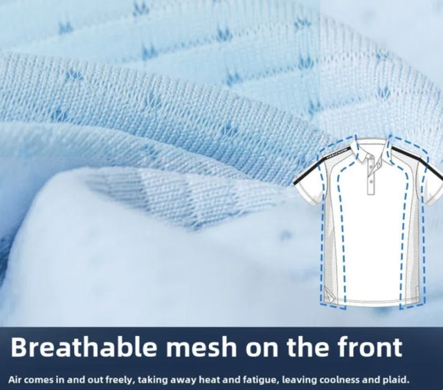 Men's Breathable Quick Dry Antibacterial Polo