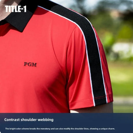 Men's Quick-Drying Polo Tops Stretch Fabric