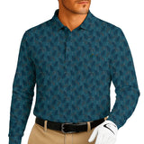 Men's Stretchable Full Sleeve Golf Polo