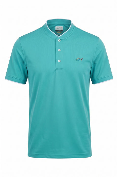 Baseball Collar Micro Pique Shark Polo