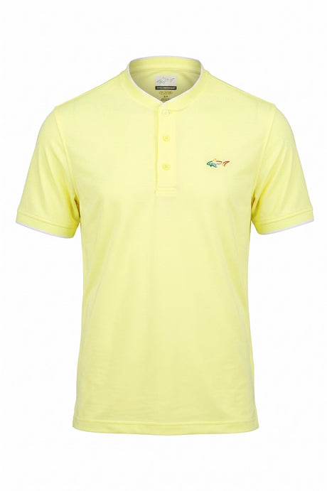 Baseball Collar Micro Pique Shark Polo