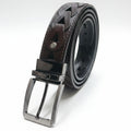 Men’s Premium Golf Belt with Geometric Pattern