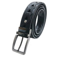 Men’s Premium Golf Belt with Geometric Pattern