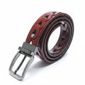Men’s Premium Golf Belt with Geometric Pattern