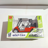 Die-cast Golf Cart Model Toy 1:32 Scale Vehicle