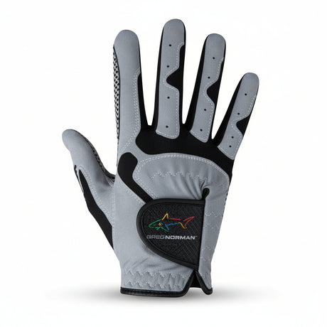 Greg Norman Men’s Compression-Fit Golf Gloves - Left Hand