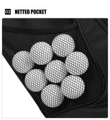 Men's Lightweight 14 Way Divider Golf Stand Bag - Black