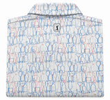 Artistic Glassware Print Full Sleeve Sleeve Golf Polo Shirt
