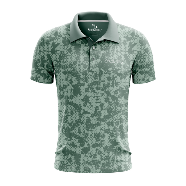 Men's Winter Green Performance Golf Polo