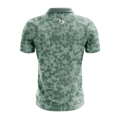 Men's Winter Green Performance Golf Polo