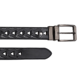 Men’s Premium Golf Belt with Geometric Pattern