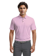 Men's Cooling Stripe Short Sleeve Golf Polo Shirt