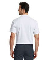 Layered Stripe Print Short Sleeve Golf Polo Shirt