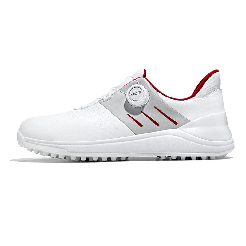 Men's PGM White Spikeless Waterproof Golf Shoes