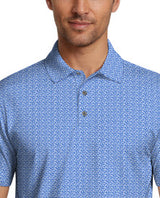 Golf Flag Geo Essential Print Short Sleeve Golf Polo Shirt
