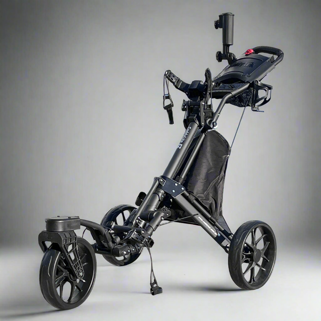 Three Wheel Golf Push Cart EZ Tour Trolley