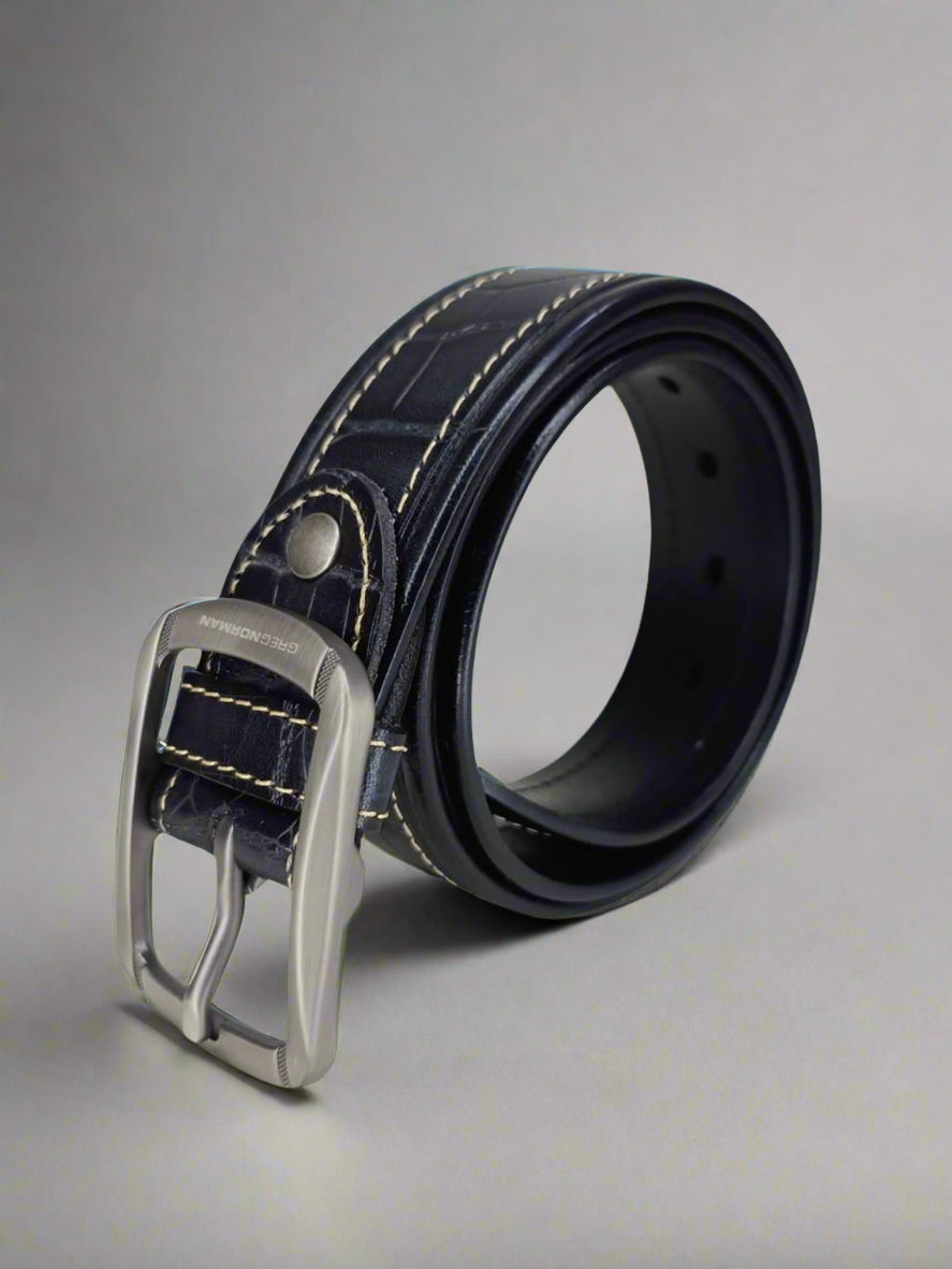 Greg Norman Leather Golf Belt