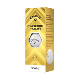 Chrome Tour Golf Balls - White