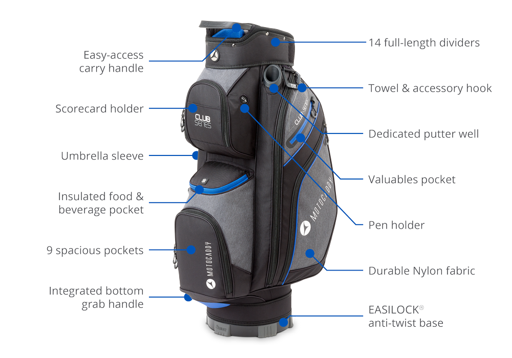 Club Series 14 Divider Cart Bag