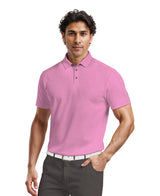 Solid Cooling Texture Golf Polo Shirt