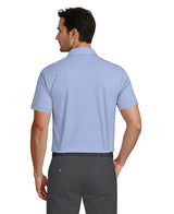 Golf Flag Geo Essential Print Short Sleeve Golf Polo Shirt