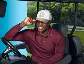Mesh Back Golf Trucker Cap