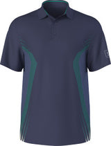 Junior's Faux Seamless Mapped Print Short Sleeve Golf Polo Shirt