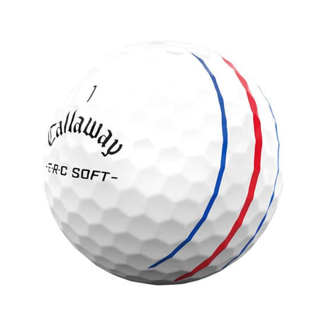 ERC Soft Triple Track Golf Balls - White