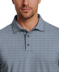 Micro Tee Print Short Sleeve Golf Polo Shirt