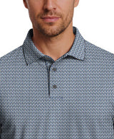 Micro Tee Print Short Sleeve Golf Polo Shirt