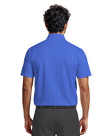 Essential Geo Print Short Sleeve Golf Polo Shirt