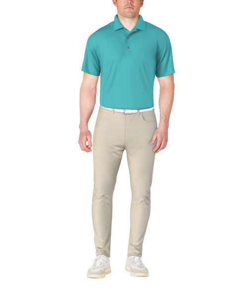 Airflux Mesh Short Sleeve Golf Polo Shirt - Scuba Blue