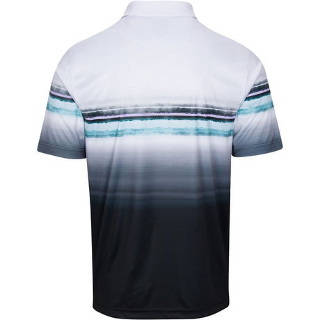 ML75 Tidal Stripe Polo T Shirt - White