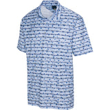 Equator Golf Polo T shirt - Blue Haze