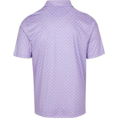 Greg Norman Paisley Foulard X-lite Polo T Shirt - Lilac Breeze