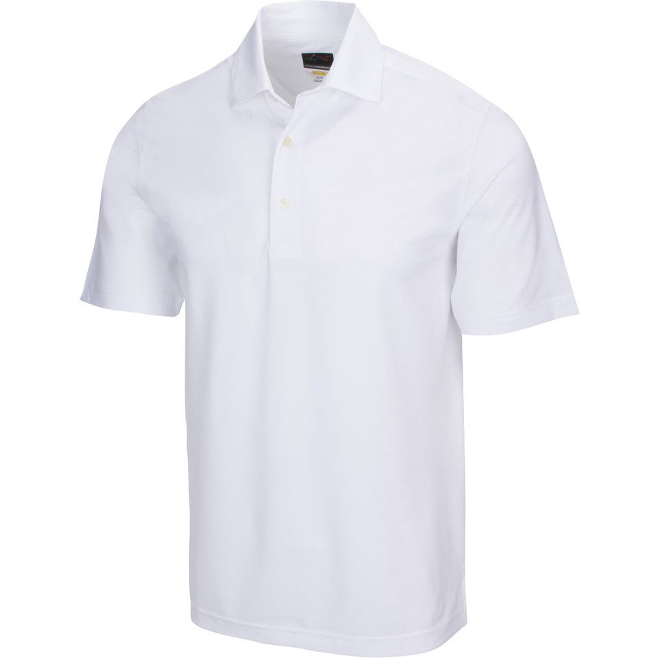 Freedom Micro Pique Stretch Polo T Shirt - White