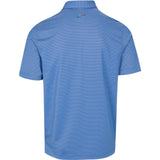 Freedom Micro Pique Classic Stripe Golf Polo T shirt - Maritime