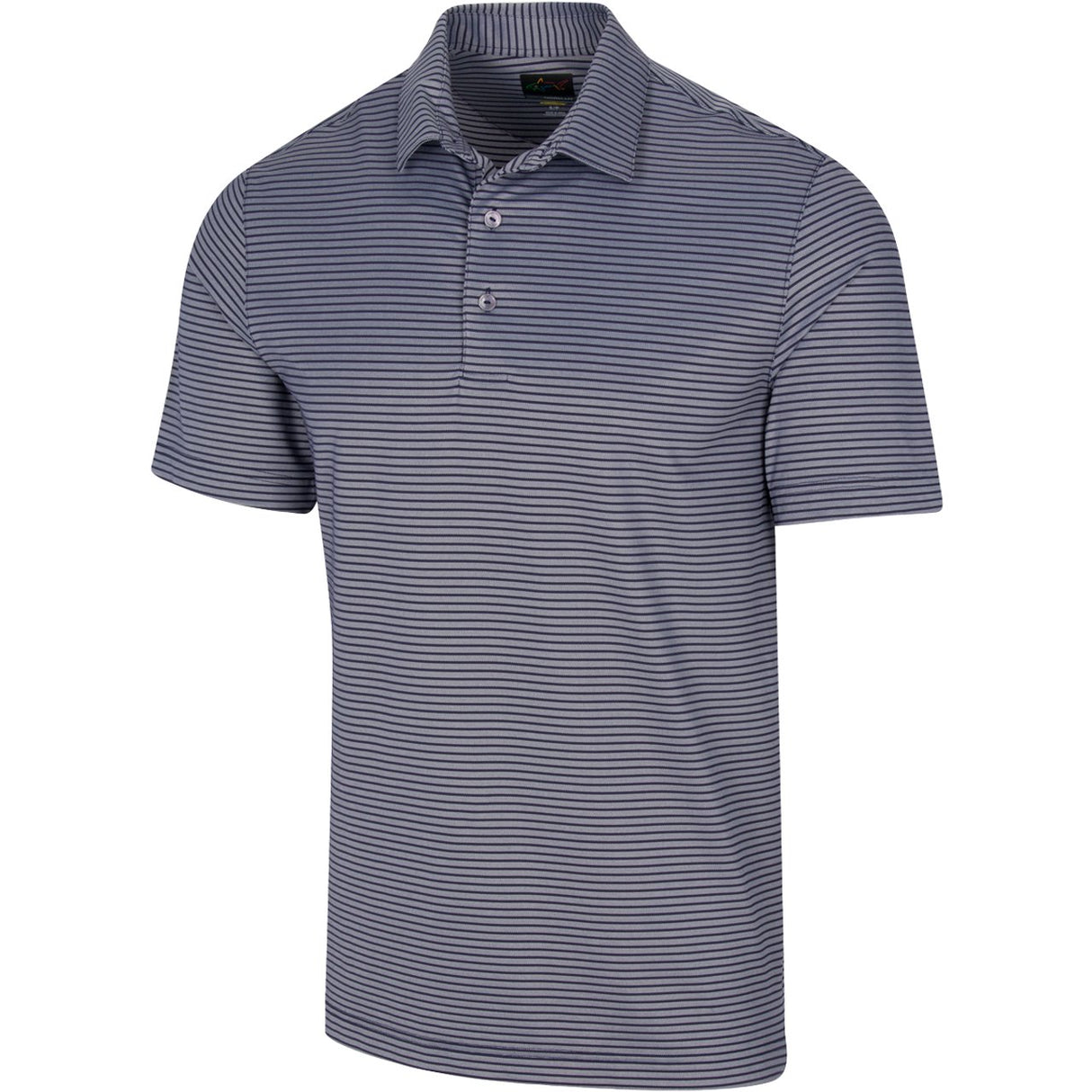 Freedom Micro Pique Classic Stripe Golf Polo T shirt