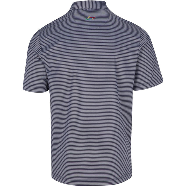 Freedom Micro Pique Classic Stripe Golf Polo T shirt